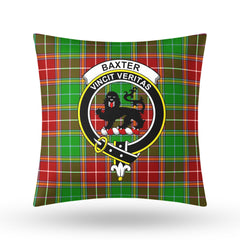 Baxter Modern Tartan Crest Pillow Cover