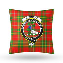 Burnett Ancient Tartan Crest Pillow Cover