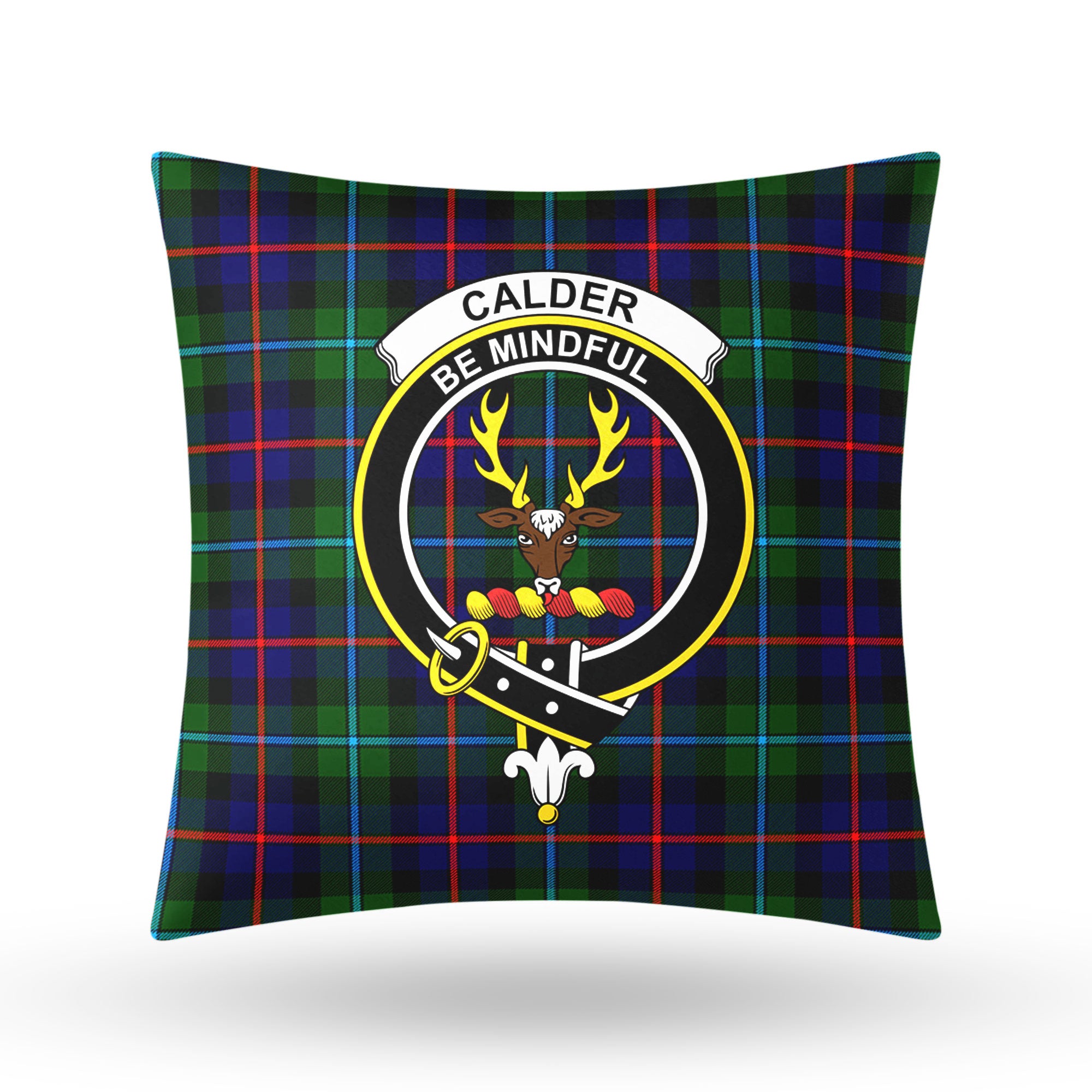 Calder Tartan Crest Pillow Cover