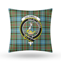 Caldwell Tartan Crest Pillow Cover