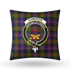 Cameron of Erracht Modern Tartan Crest Pillow Cover