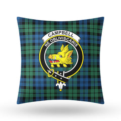 Campbell Ancient 02 Tartan Crest Pillow Cover