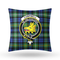 Campbell Argyll Ancient Tartan Crest Pillow Cover