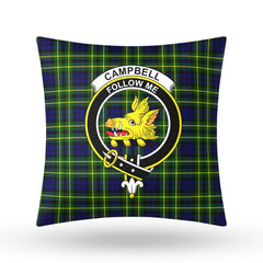 Campbell of Breadalbane Modern Tartan Crest Pillow Cover