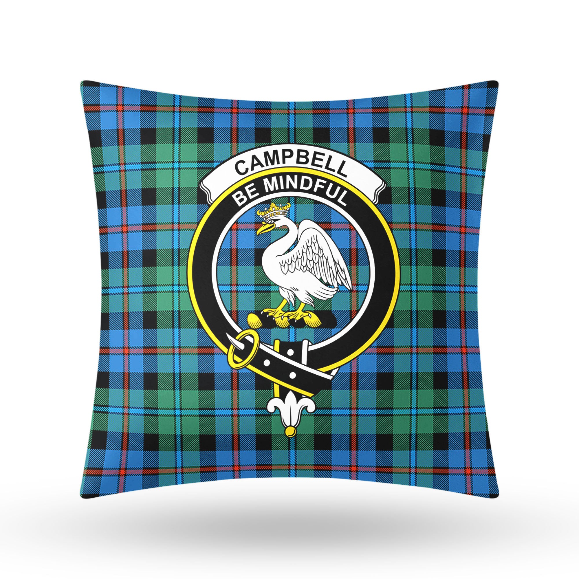 Campbell of Cawdor Ancient Tartan Crest Pillow Cover