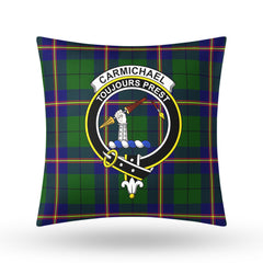 Carmichael Modern Tartan Crest Pillow Cover