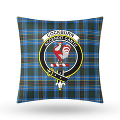 Cockburn Modern Tartan Crest Pillow Cover