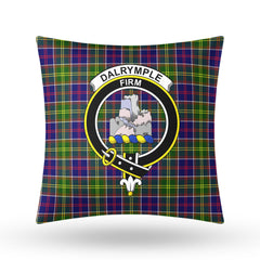 Dalrymple Tartan Crest Pillow Cover