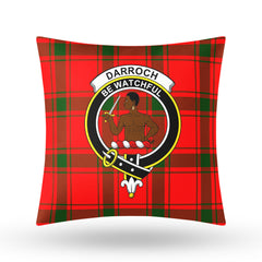 Darroch (Gourock) Tartan Crest Pillow Cover