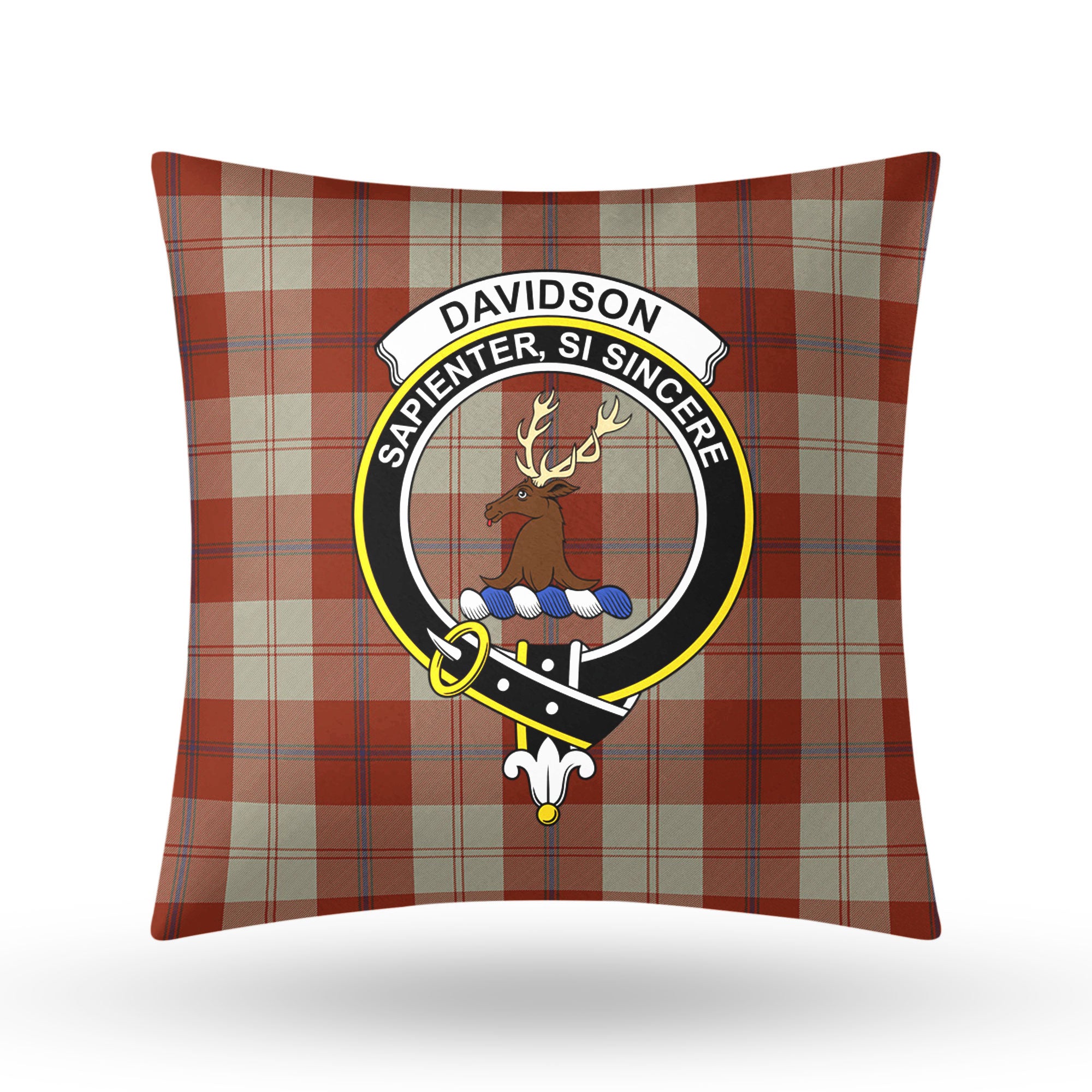 Davidson Dress Dancers Tartan Crest Pillow Cover