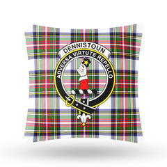 Dennistoun Tartan Crest Pillow Cover