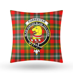 Forrester Tartan Crest Pillow Cover