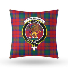 Fotheringham Tartan Crest Pillow Cover