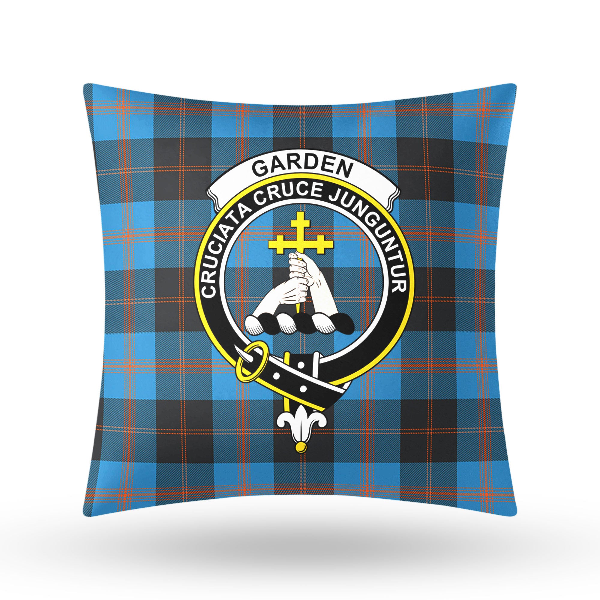 Garden Tartan Crest Pillow Cover