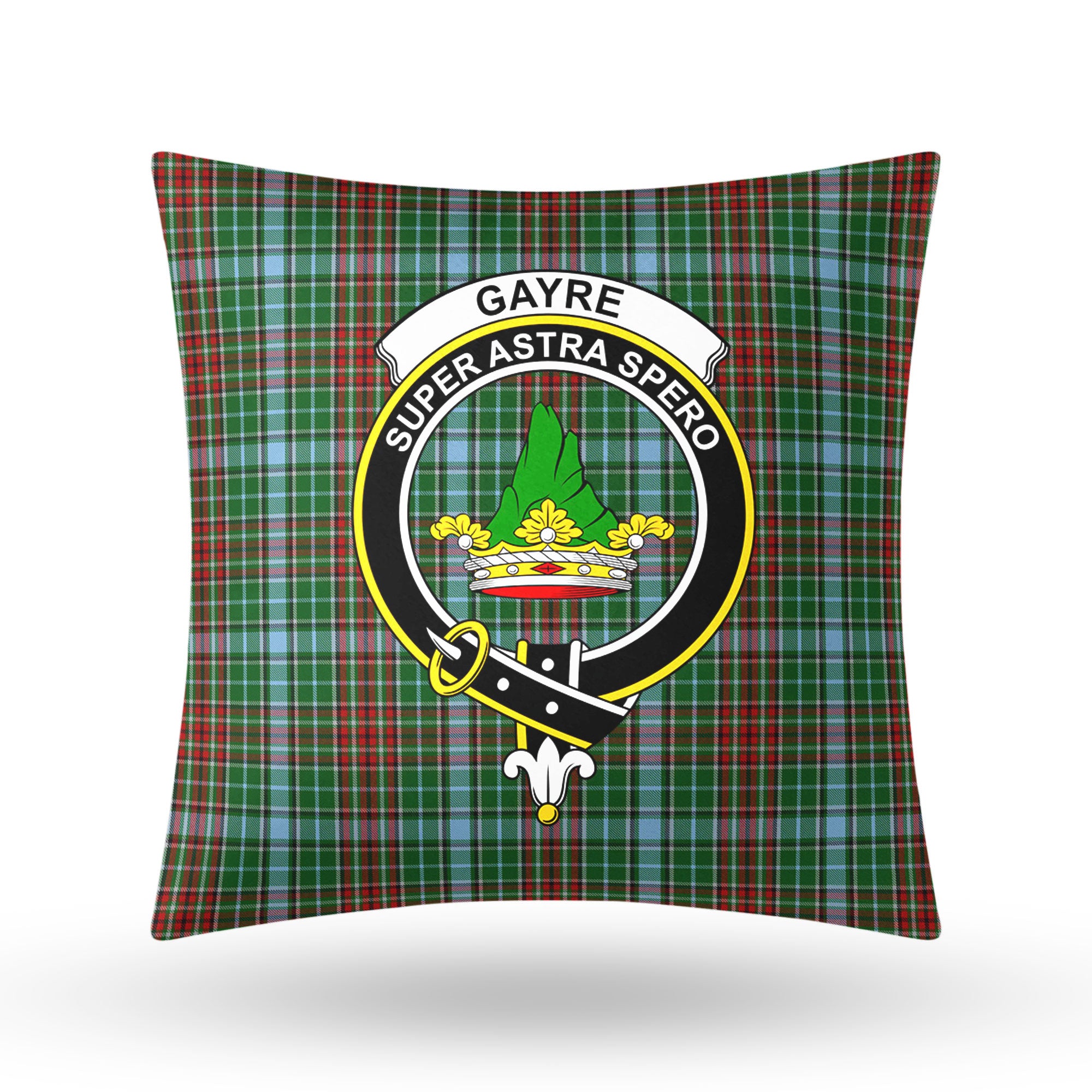 Gayre Tartan Crest Pillow Cover