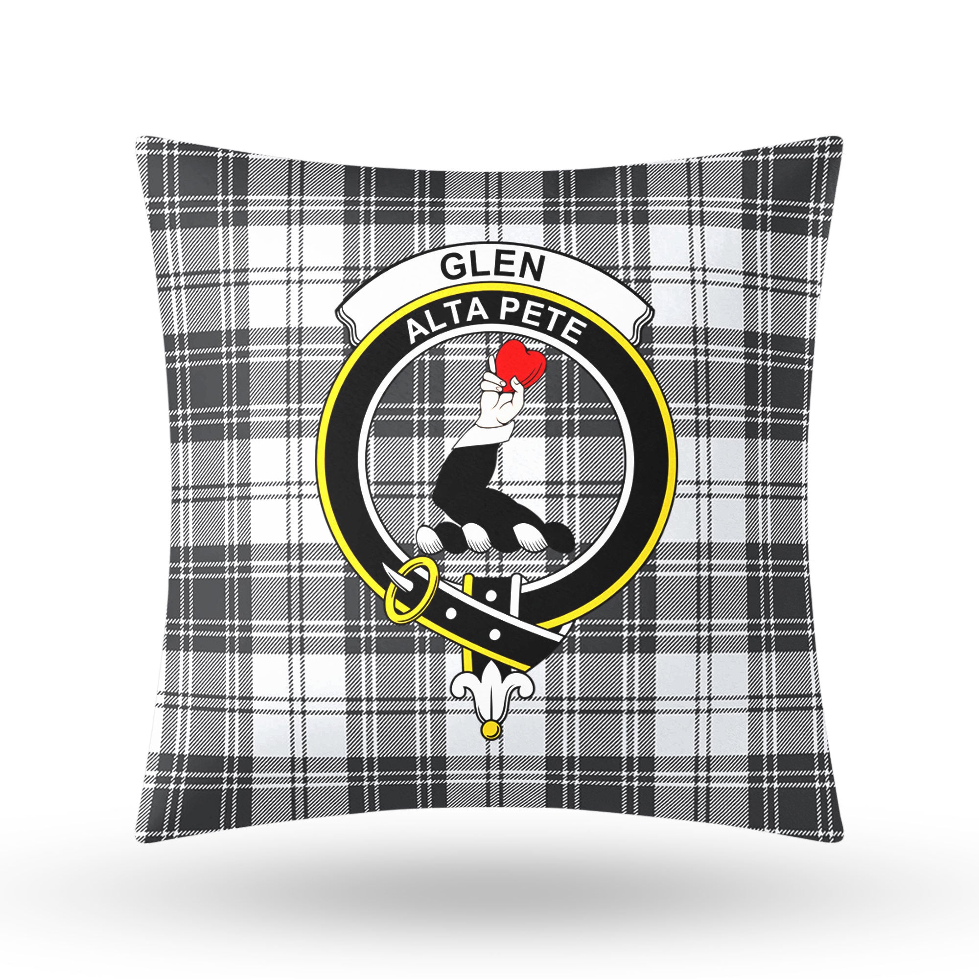 Glen Tartan Crest Pillow Cover