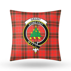 Grant Weathered Tartan Crest Pillow Cover