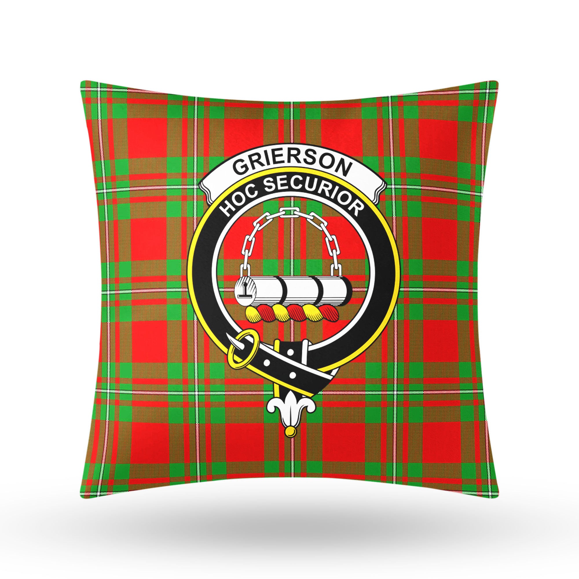 Grierson Tartan Crest Pillow Cover