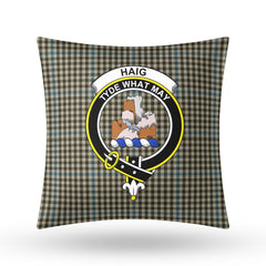 Haig Check Tartan Crest Pillow Cover