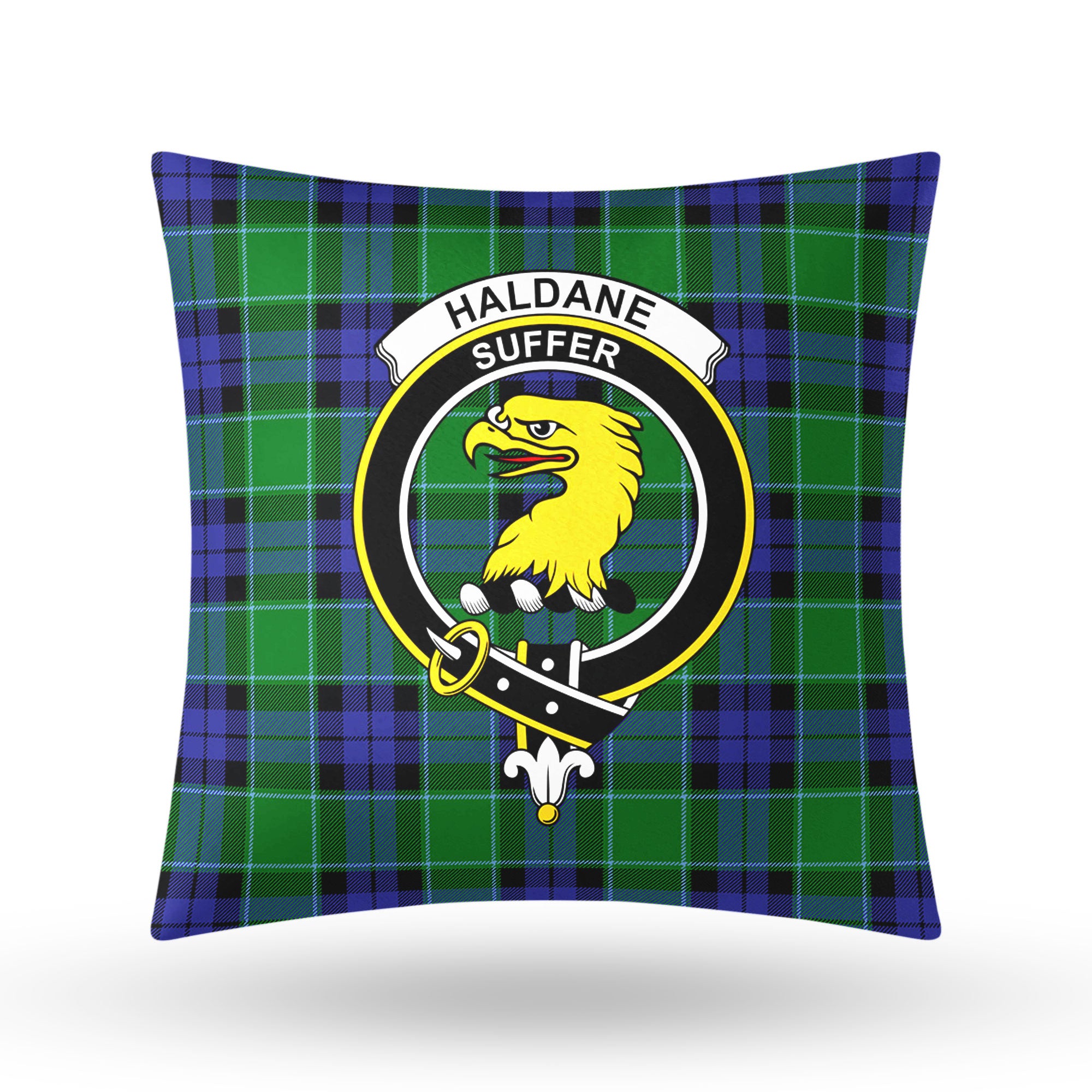 Haldane Tartan Crest Pillow Cover