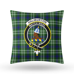 Haliburton Tartan Crest Pillow Cover