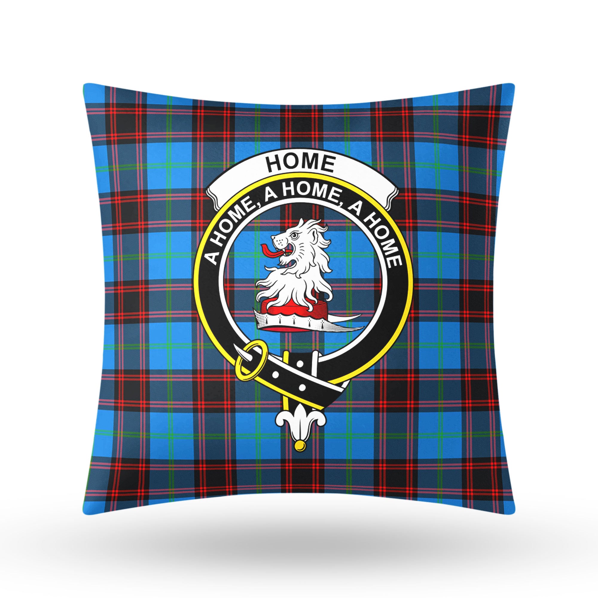 Home Ancient Tartan Crest Pillow Cover