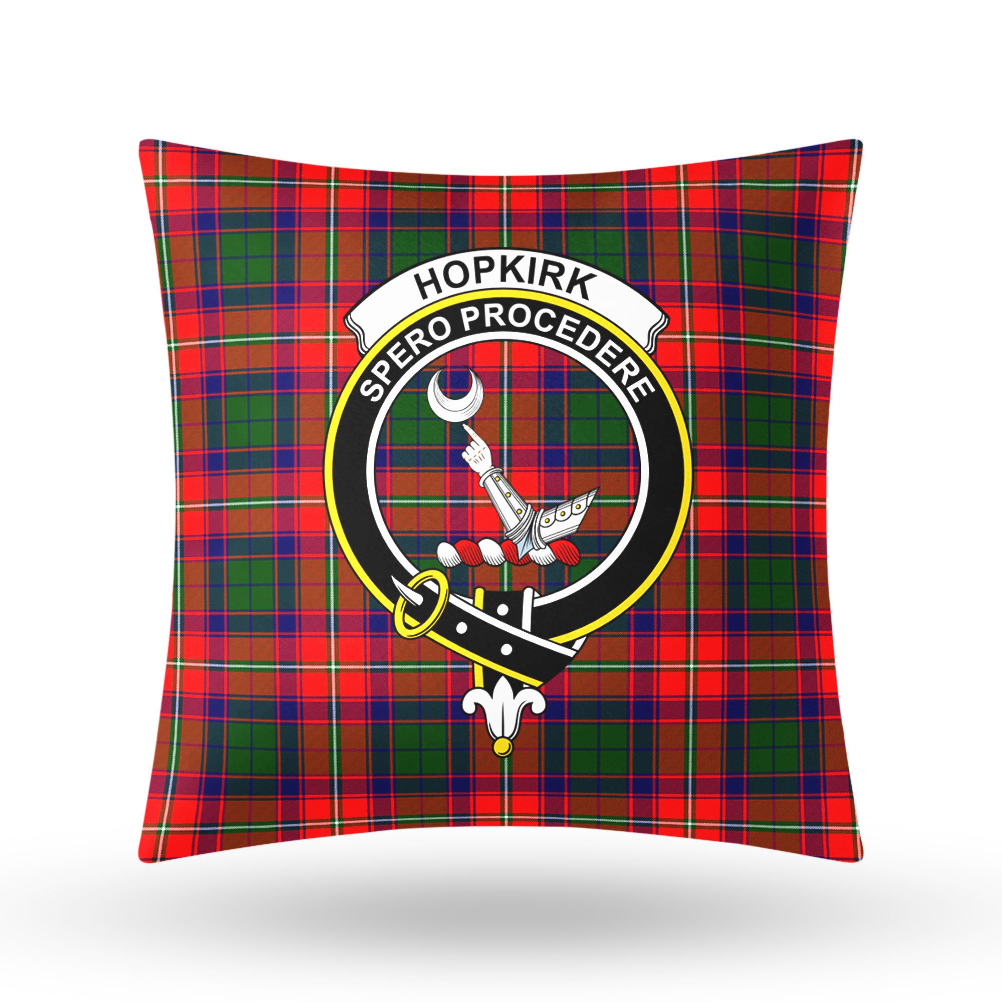 Hopkirk Tartan Crest Pillow Cover