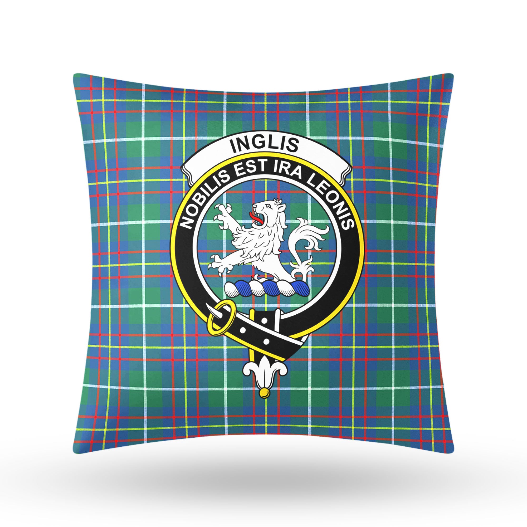 Inglis Ancient Tartan Crest Pillow Cover