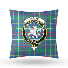 Inglis Ancient Tartan Crest Pillow Cover