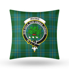 Irving Tartan Crest Pillow Cover