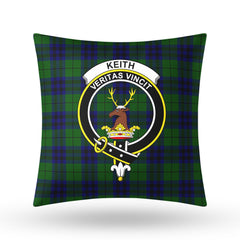 Keith Modern Tartan Crest Pillow Cover