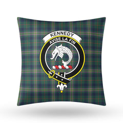 Kennedy Modern Tartan Crest Pillow Cover