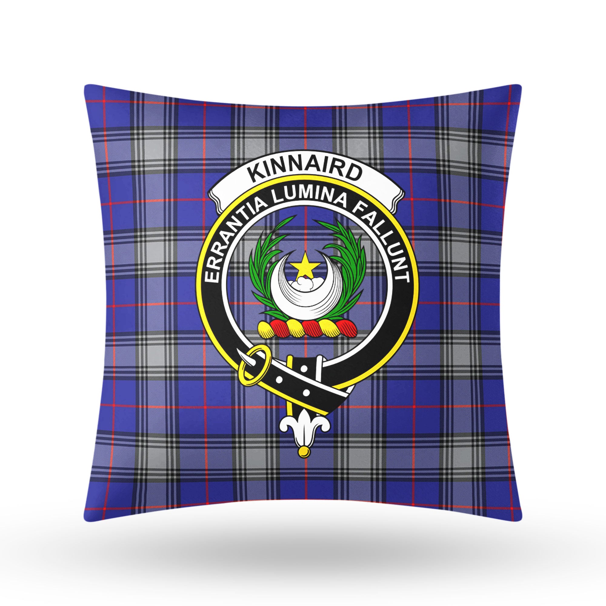 Kinnaird Tartan Crest Pillow Cover