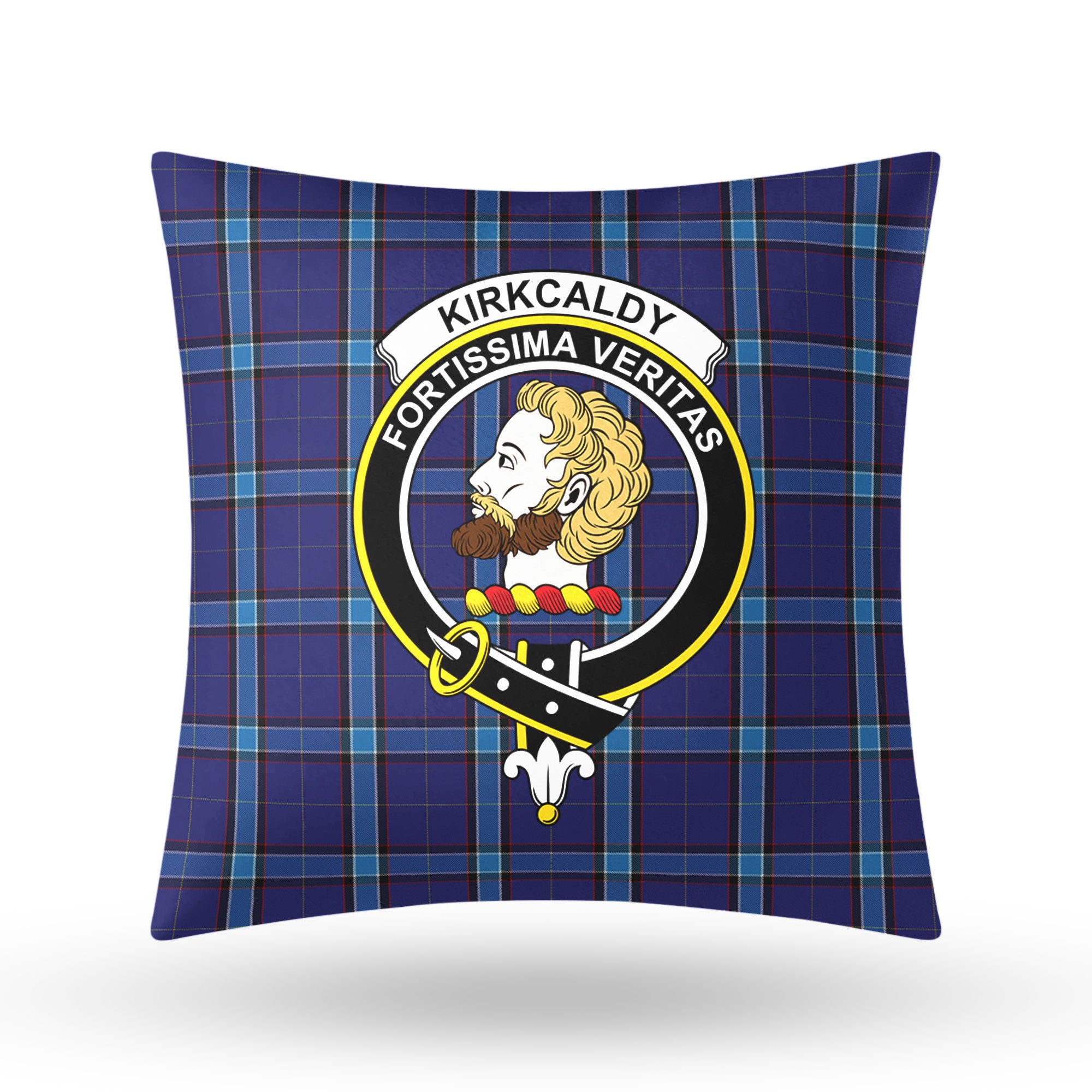 Kirkcaldy Tartan Crest Pillow Cover