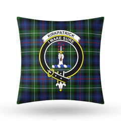 Kirkpatrick Tartan Crest Pillow Cover