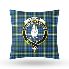 Lamont Ancient Tartan Crest Pillow Cover