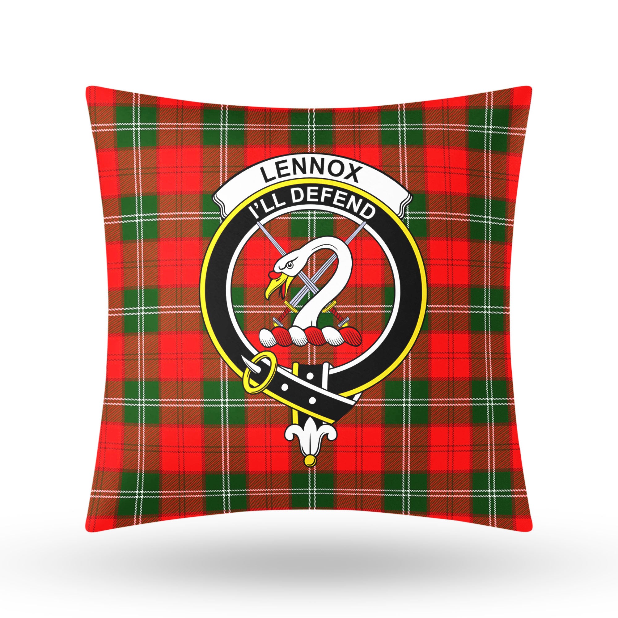 Lennox Tartan Crest Pillow Cover