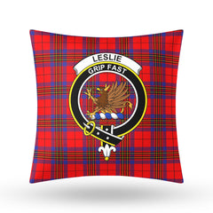 Leslie Modern Tartan Crest Pillow Cover