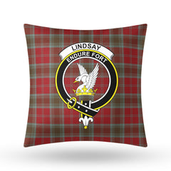 Lindsay Weathered Tartan Crest Pillow Cover