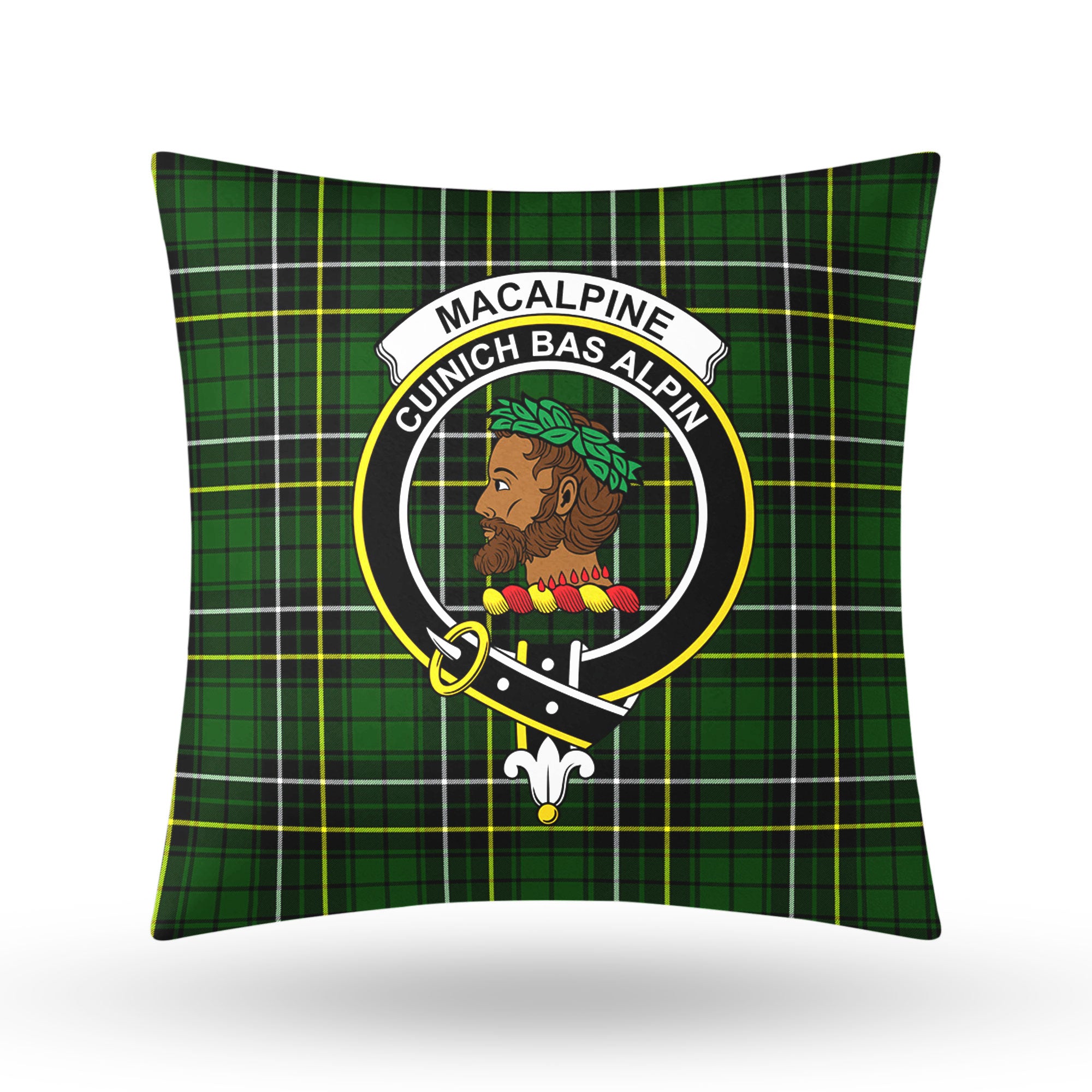 MacAlpine Modern Tartan Crest Pillow Cover