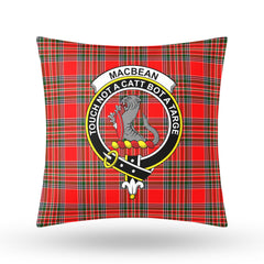 MacBean Tartan Crest Pillow Cover