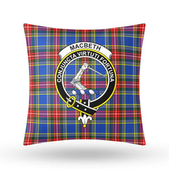 MacBeth Modern Tartan Crest Pillow Cover