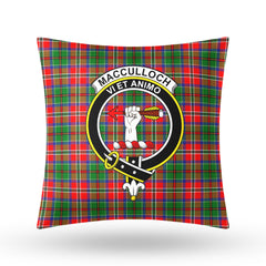 MacCulloch (McCulloch) Tartan Crest Pillow Cover