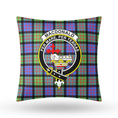 MacDonald Ancient Tartan Crest Pillow Cover