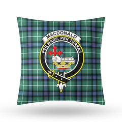 MacDonald of the Isles Hunting Ancient Tartan Crest Pillow Cover