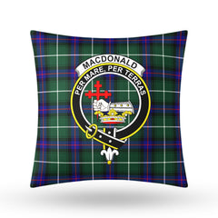 MacDonald of the Isles Hunting Modern Tartan Crest Pillow Cover