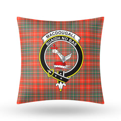 MacDougall Ancient Tartan Crest Pillow Cover