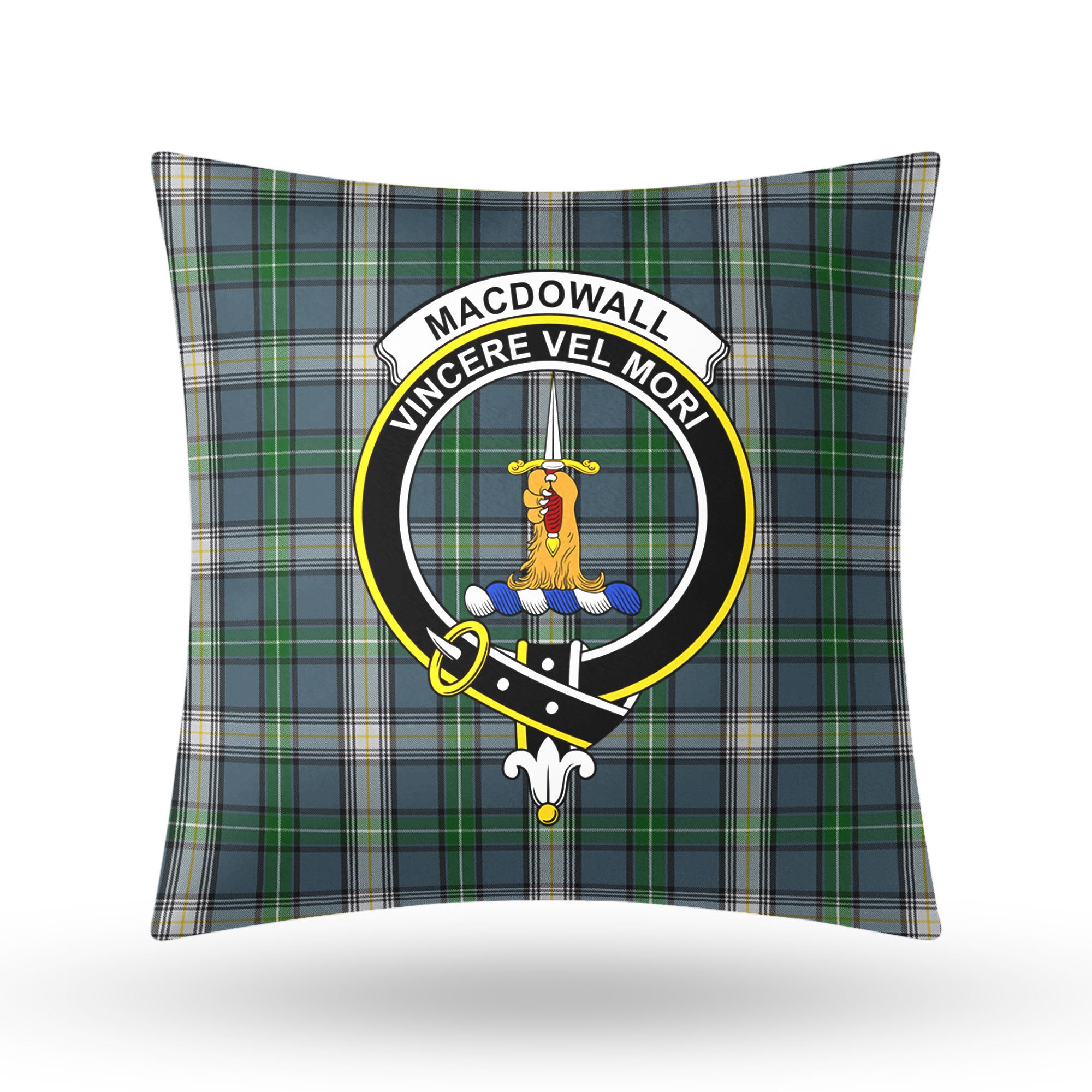 MacDowall Tartan Crest Pillow Cover