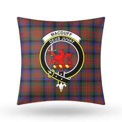 MacDuff Hunting Modern Tartan Crest Pillow Cover