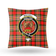 MacGill Modern Tartan Crest Pillow Cover